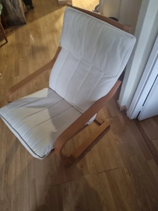 Mecedora Ikea Madera Beige