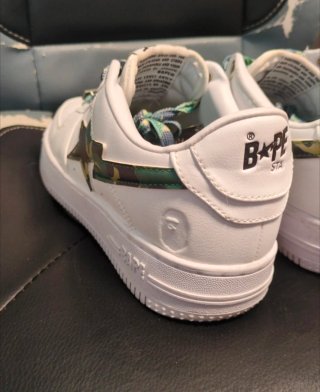 Zapatillas BAPE White Camo Star
