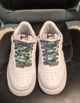 Zapatillas BAPE White Camo Star