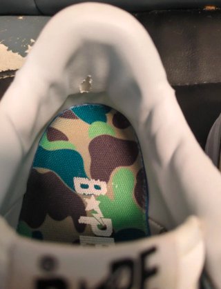 Zapatillas BAPE White Camo Star