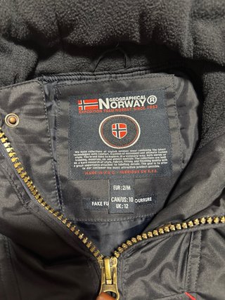 Chaqueta Geographical Norway Negra