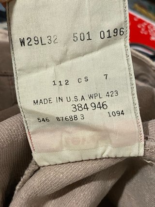 Levi's 501 Shorts Size S