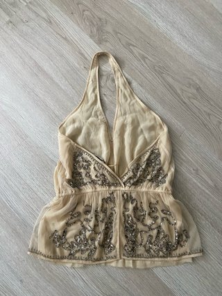 Top Halter Bordado Edición Limitada
