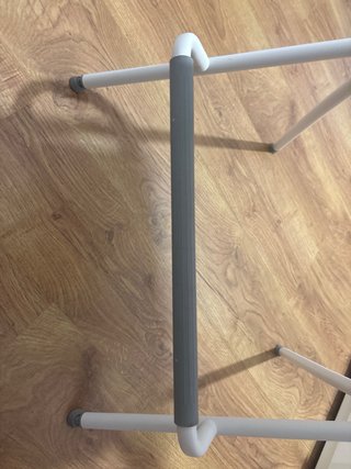 Silla alta plegable Ikea blanco