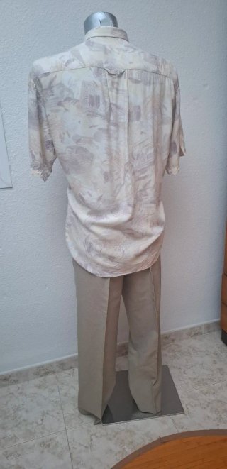 Conjunto Camisa y Pantalón Beige