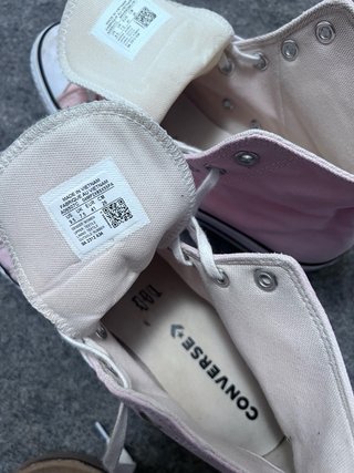 Zapatillas Converse plataforma rosa
