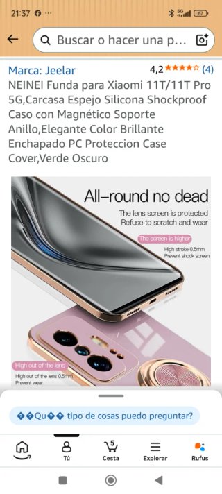 Custodia NEINEI Xiaomi 11T/11T Pro 5G