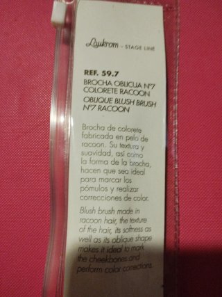 Brocha Stage Line pelo nat aplicadora colorete