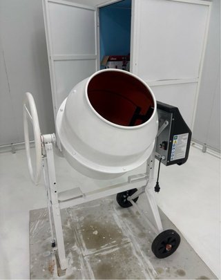 Hormigonera Eléctrica Blanca