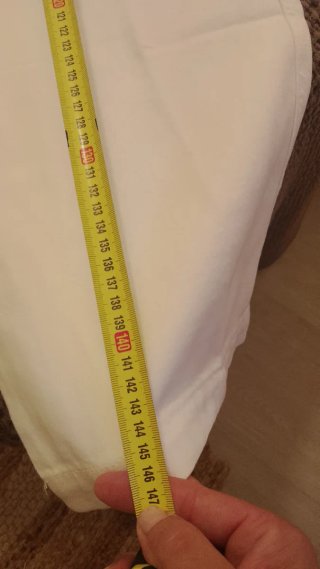 Mono vaquero blanco Mango Talla L