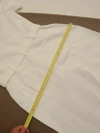Mono vaquero blanco Mango Talla L