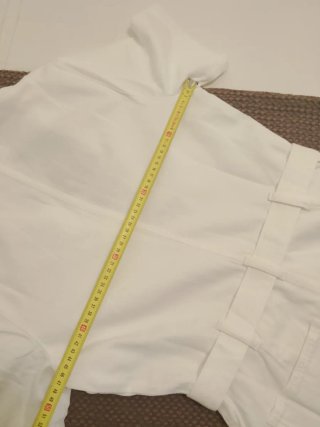 Mono vaquero blanco Mango Talla L