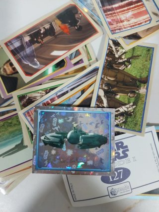 37 Cromos Star Wars Episodio 1 Merlin
