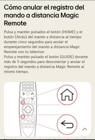 Mando para LG Magic  TV puntero