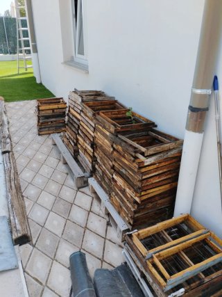 10 Colmenas de madera