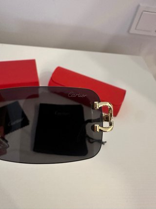 Gafas Cartier Premier Negras y Doradas