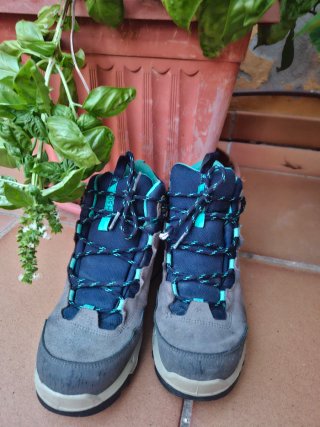 Botas de montaña Quechua MH500 Azul/Gris
