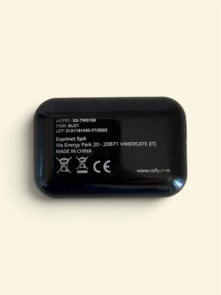 Cuffie Auricolari Bluetooth Celly Nere Wireless