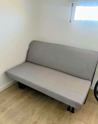 Sofá Cama Ikea Gris 2 Plazas