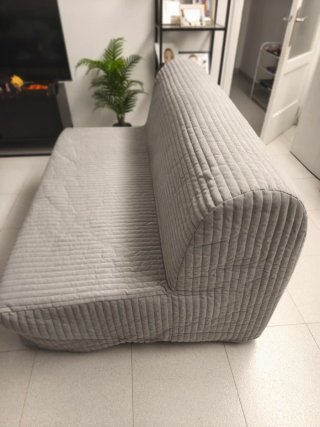 Sofá Cama Ikea Gris 2 Plazas