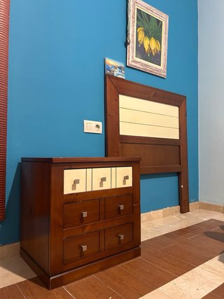 Conjunto Mesita Noche, Escritorio y Cabecero