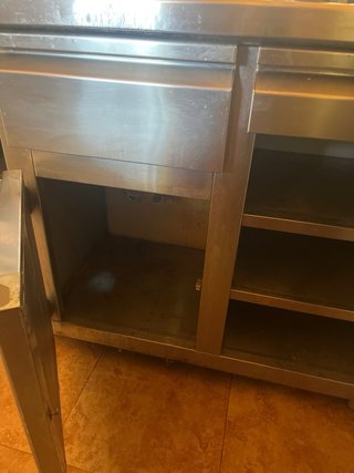 Mueble Cafetero Inox con Estantes CORECO