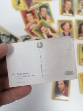 Cromos Estrellas Cine 1955 Sin Usar