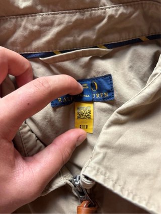 Giacca Ralph Lauren Polo Beige Stile Harrington