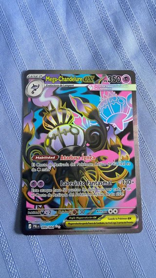 Mega Chandelure EX 350 PS Carta Pokémon