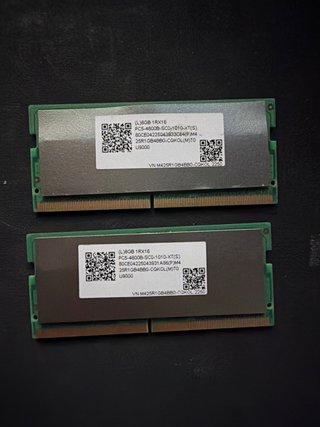 2x SK Hynix DDR5 8GB 4800MHz RAM