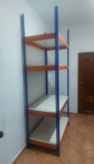 ESTANTERIA INDUSTRIAL METALICA 4 NIVELES