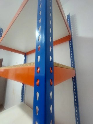 ESTANTERIA INDUSTRIAL METALICA 4 NIVELES