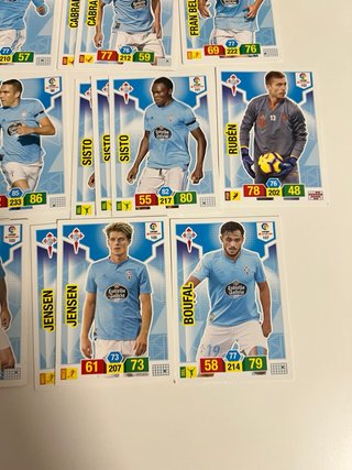 Lote cartas Celta Adrenalyn XL 18/19