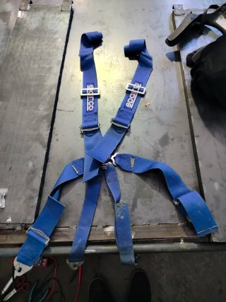 Arneses Sparco azules