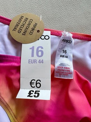Braguita bikini multicolor con lazos