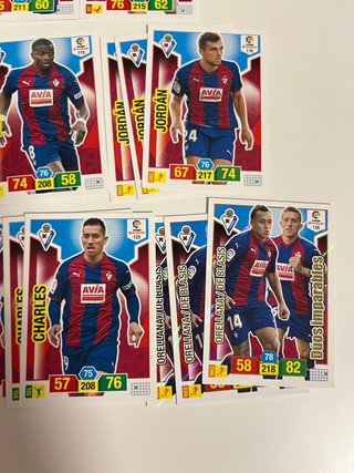 Lote cartas Eibar Adrenalyn 18/19