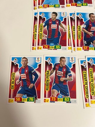 Lote cartas Eibar Adrenalyn 18/19
