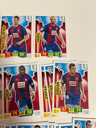 Lote cartas Eibar Adrenalyn 18/19