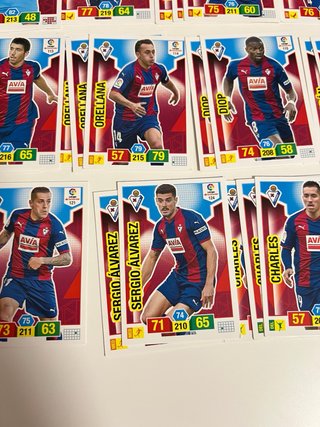 Lote cartas Eibar Adrenalyn 18/19
