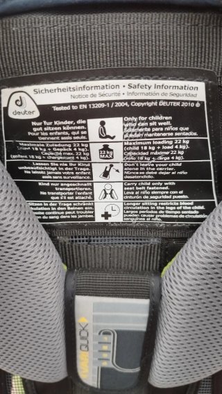 Mochila portabebés Deuter