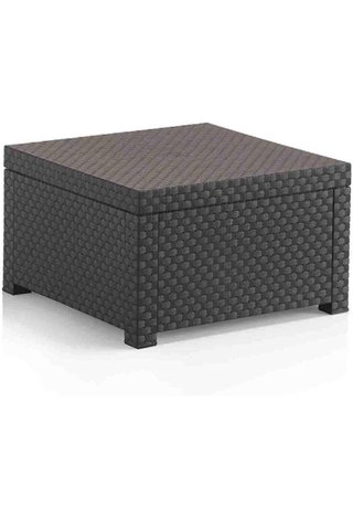 Conjunto Muebles Jardín Exterior Negro