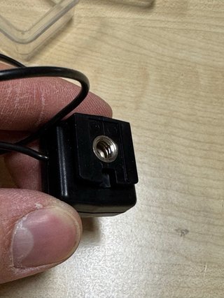 Adaptador Zapata Flash con Cable Sincro