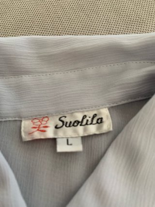Camicetta Suolila L 50% Seta azzurra