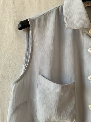 Camicetta Suolila L 50% Seta azzurra