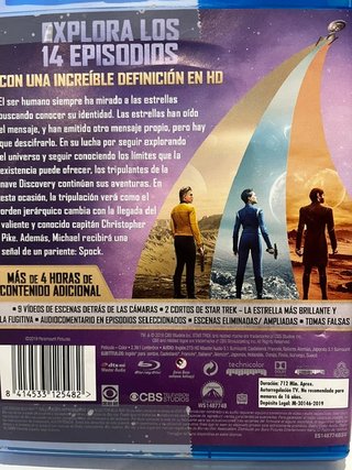 Star Trek Discovery Blu-ray T1 y T2
