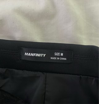 Traje elegante negro talla M