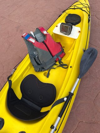 Kayak Bilbao Bic Sport amarillo e individual