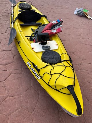 Kayak Bilbao Bic Sport amarillo e individual