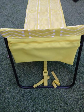 Tumbona de playa con estampado