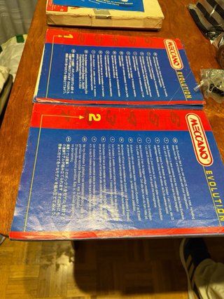 Manual Meccano Evolution 1-2 y piezas